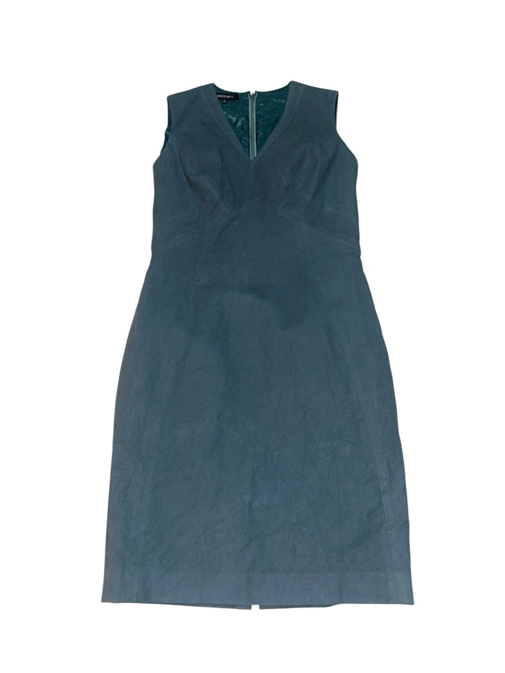 Lafayette 148 Sheath V-Neck Sleeveless Dress Lined Size 8